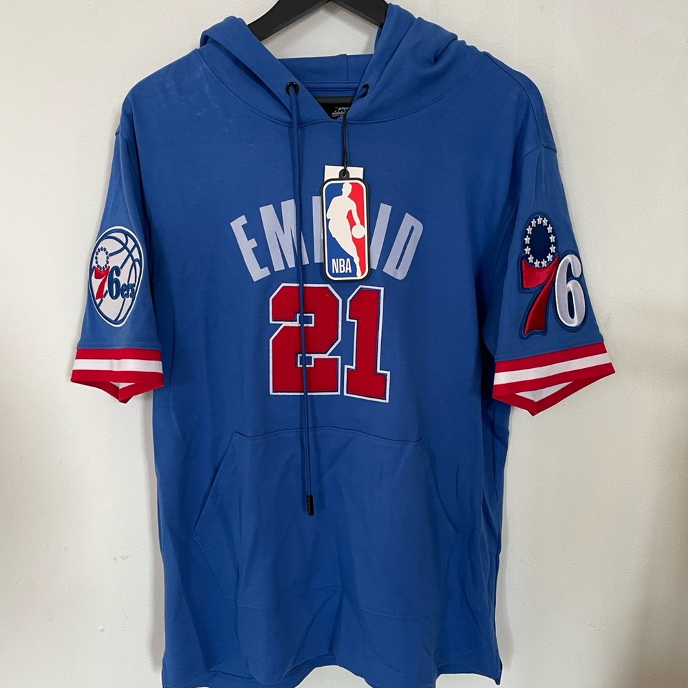 Joel Embiid 76ers Short Sleeve Pro Standard Hooded Tee